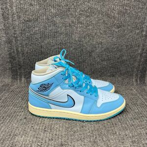 Nike Air Jordan 1 Mid SE Ice Blue Shoes Women’s Size 10‎ DV1302-400